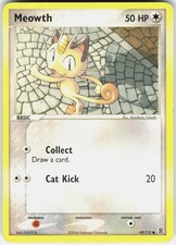 Meowth 69/112 Common FireRed & LeafGreen Pokemon Moderately Played