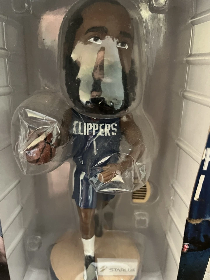 Los Angeles Cippers JAMES HARDEN BOBBLEHEAD THE BEARD 04/05/24 ¡Nuevo! Foto 2 de 4
