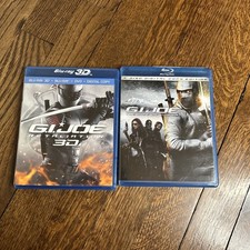G.I. Joe the Rise of Cobra and Retaliation 3D Blu-ray Bundle-See des