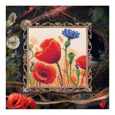 RTO Summer Poppyhead C370 Imported Cross Stitch Embroidery Kit