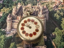 ´´ système ROSKOPF 1a´ montre gousset argentan vers 1920-fonctionnelle