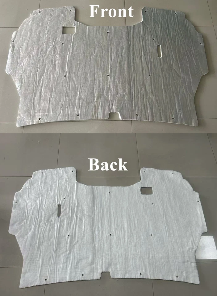 For 1992-1997 Ford F150F250 F350 Truck Under Hood Insulation Pad With 16 Clips - Imagem 3 de 4