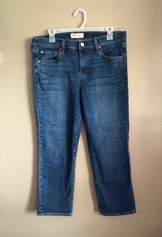 Womens Gap 1969 Slim Crop Capri Denim Jeans 31 R waist