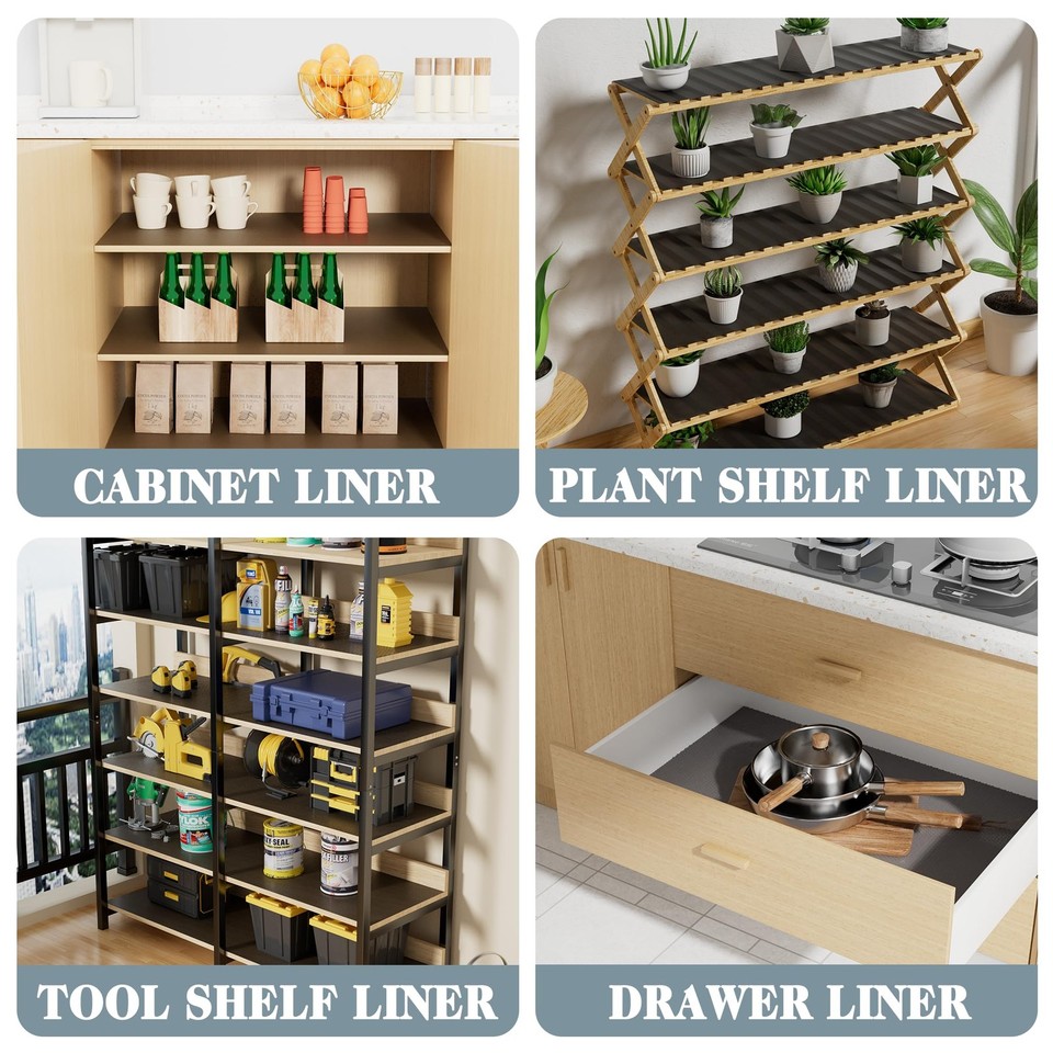 Wire Shelf Liner 16x360 Inch 1.2mm Thick Heavy Duty Plastic Transparent ...