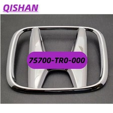 For 12-15 Honda Civic Sedan 4dr Front Rear Emblem Grille H Chrome Coupe Tr0-000