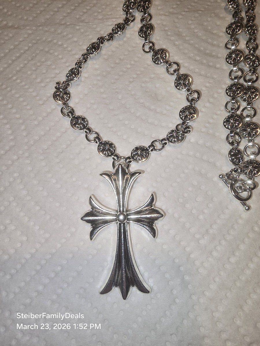 1991 Chrome Hearts Necklace - Gothic Cross Pendant Vintage Style