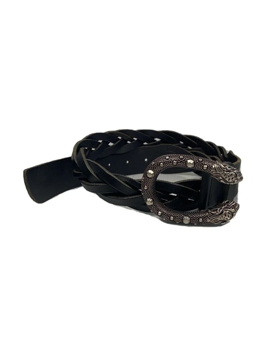 Ceinture GUCCI cuir noir femme 456328 occasion