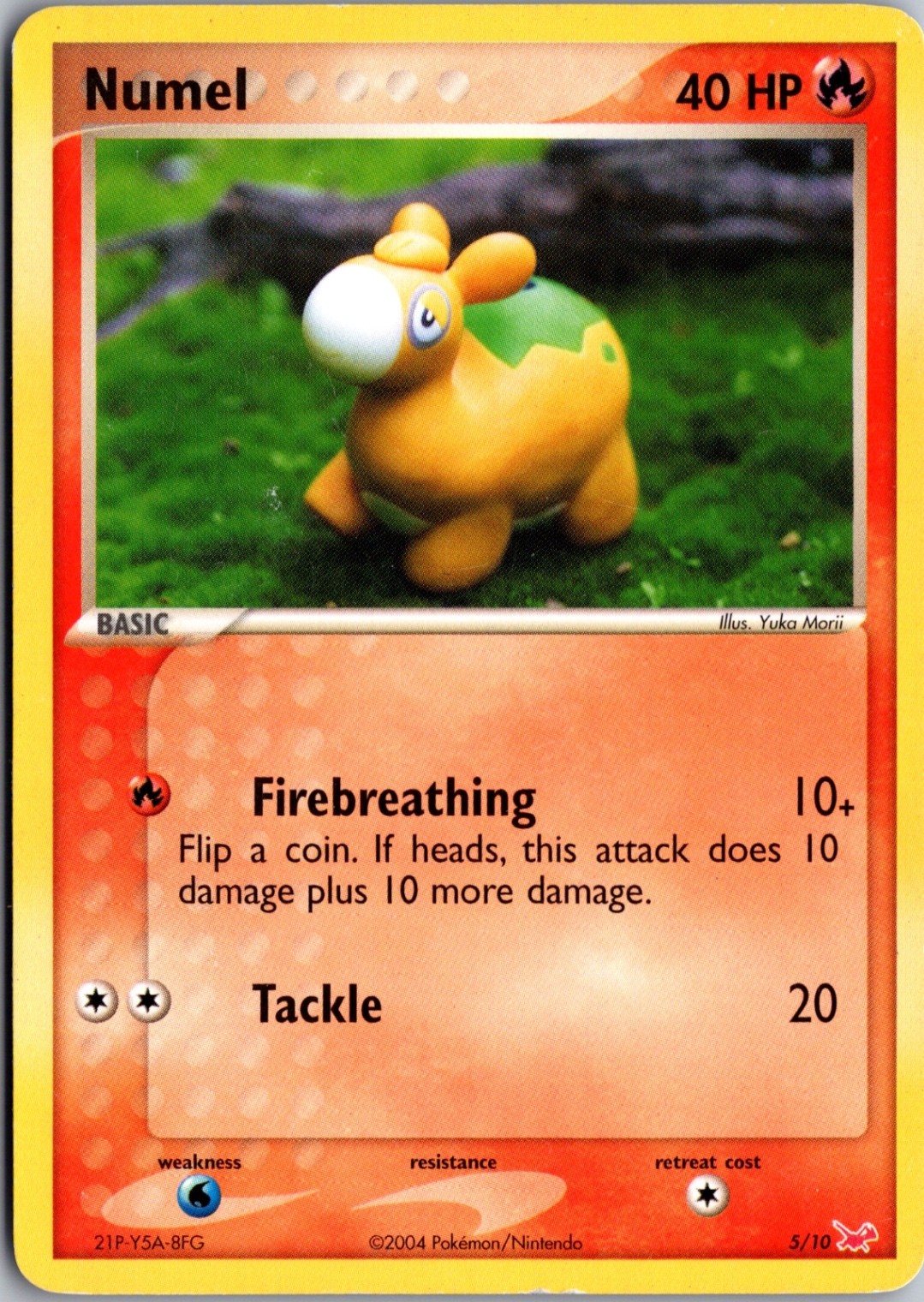 Numel Common EX Battle Stadium 69 LP Pokemon Card