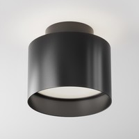 Moderne Anbauleuchten Schwarz 1X12W Led 500Lm IP20 4000K LichtstäRke