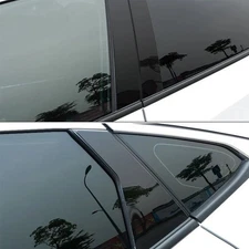 6PCS Pillar Post Door Window Cover for Honda Civic 10th 2016 2017 2018 2019 2020