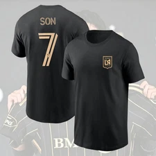 HOT SALE! Son Heung-Min #7 join LAFC 2025 Name & Number Gift For Fans