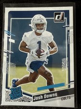 2023 Donruss Football Rated Rookie Josh Downs #345 Indianapolis Colts RC