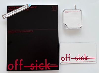 SHINee TAEMIN OFF SICK Kihno Video + Photobook + Lenticular