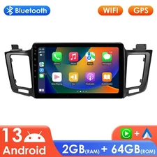 For Toyota RAV4 2013-2017 10.1" Android 13 CarPlay 64GB AUX Car Stereo Radio GPS