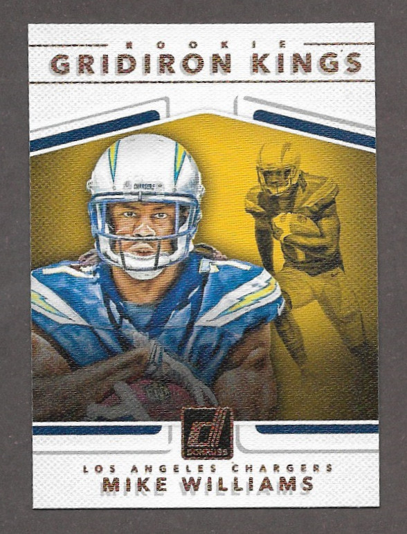 2017 Panini Donruss Rookie Gridiron Kings Mike Williams #18 Rookie RC
