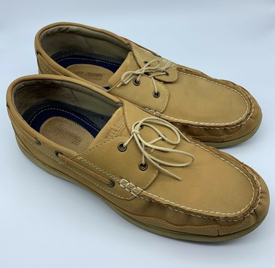 light tan boat shoes