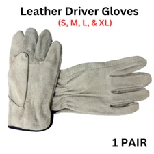 Leather Driver Gloves w/ Keystone Thumb -S, M, L, & XL - (Gloves, INC. #GT-2550)