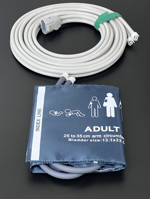 GE Carescape VC150 NIBP Bundle - Air Hose & Cuff - Ship Same Day