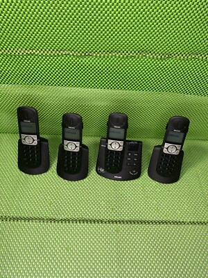 PHILIPS DECT 6.0 CD445  (4) Handset Cordless Phone with Answering System