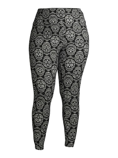 Dead Leggings Plus Size Sugar Skull 