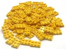Lego 100 New Yellow Plates 2 x 3 Stud Pieces