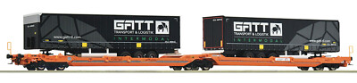Roco 77403 - Doppeltaschen-Gelenkwagen T3000e, Wascosa, Spedition GATT, NEUHEIT