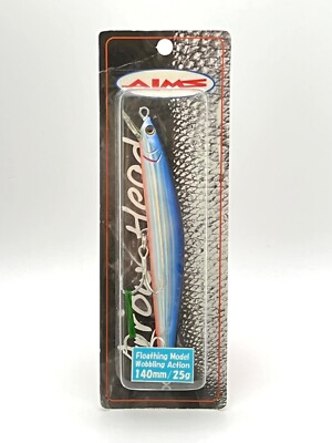 AIMS Arrow Head AH-140F Floating Tight Wobbling Action Fishing Lure From  Japan | eBay