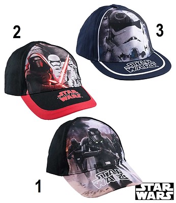Disney Star Wars Cap Basecap Kappe Mütze Kopfbedeckung Größe 52 - 54 NEU