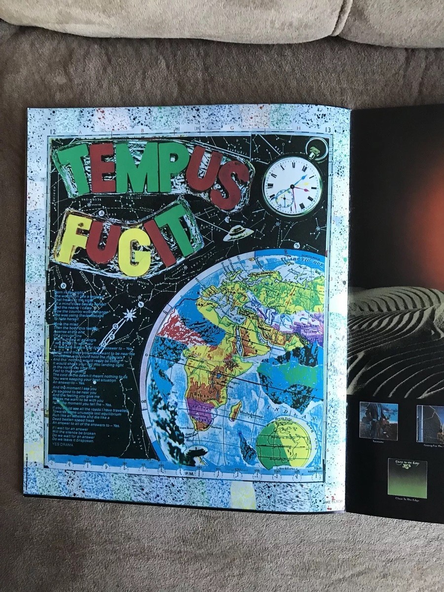Yes イエス ドラマ ツアー コンサート パンフレット 1980 Yes イエス ドラマ ツアー コンサート パンフレット 1980 - メルカリ