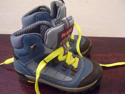 Olang Bergstiefel Stiefel Gr. 26 Vibramsohle blau wie neu