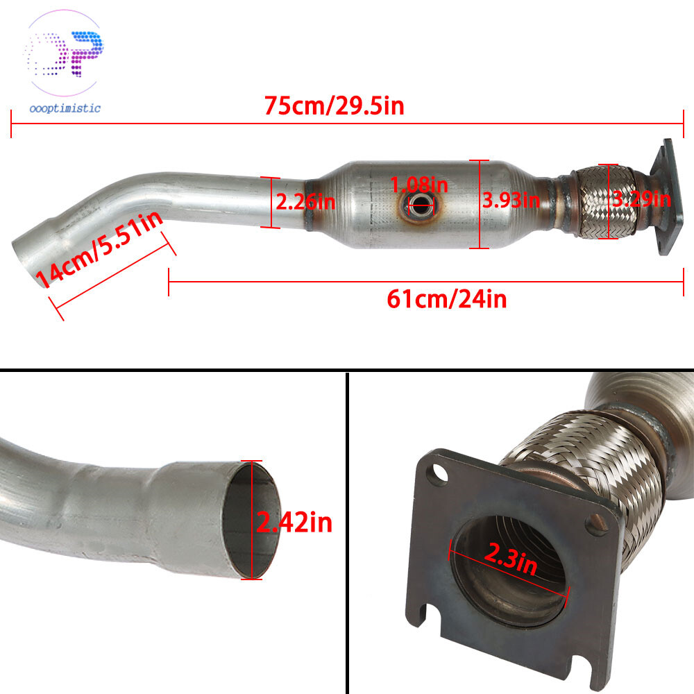 FortunaFlow Catalytic Converter Compatible with