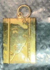 Gold Tone I Love Lucy Pendant Charm