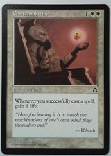 Contemplation *Uncommon* Magic MtG x1 Stronghold SP