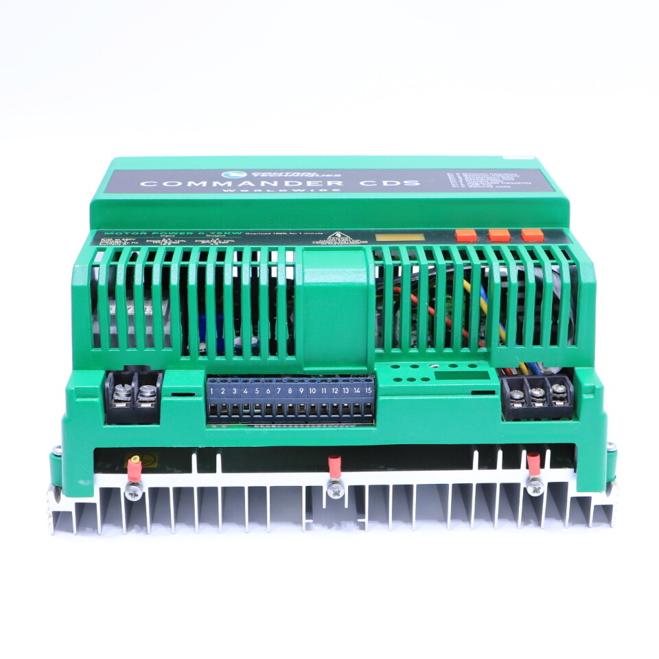 CONTROL TECHNIQUES COMMANDER CDS 75 AC DRIVE 1HP 208/240VAC .75KW