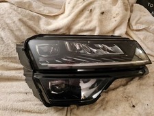 SKODA KAROQ 2018 -21 RIGHT DRIVER ADAPTIVE GENUINE LED HEADLIGHT  57C941016D