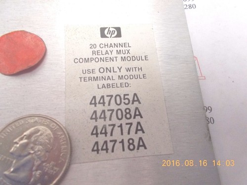 HP/Hewlett Packard 44705A Relay Mux Component Module - Picture 2 of 3