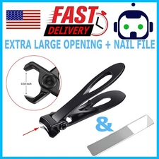 Stainless Professional Extra Large Toe Nail Clippers For Thick Nails Heavy Duty