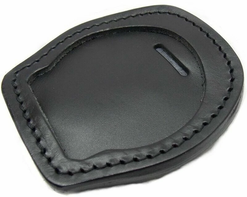 VEGA HOLSTER 1WA50 PORTA PLACCA 10CM IN CUOIO CON CLIP CINTURA PER CC carabin