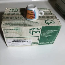 IPA Illy 12 Porcelain Cups In Box 2019 No Saucers