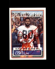 James Lofton Hand Signed 1983 Topps Green Bay Packers Autograph