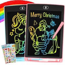 LCD Writing Tablet for Kids - 2 Count 1x Blue, 1x Pink 