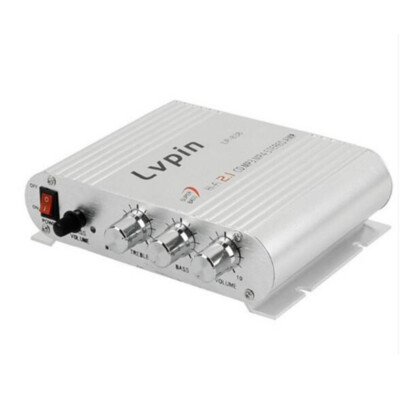 12V 25W Verstärker 2.1 Kanal Leistungsverstärker Aluminiumgehäuse High Fidelity 