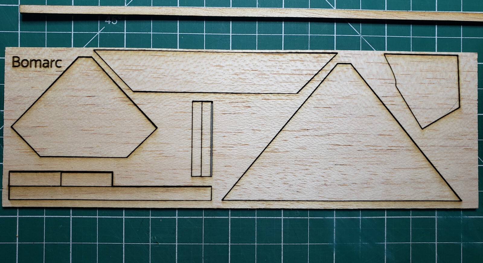 Estes Mini Bomarc Model Rocket Clone Kit #0805 With resin and laser-cut parts