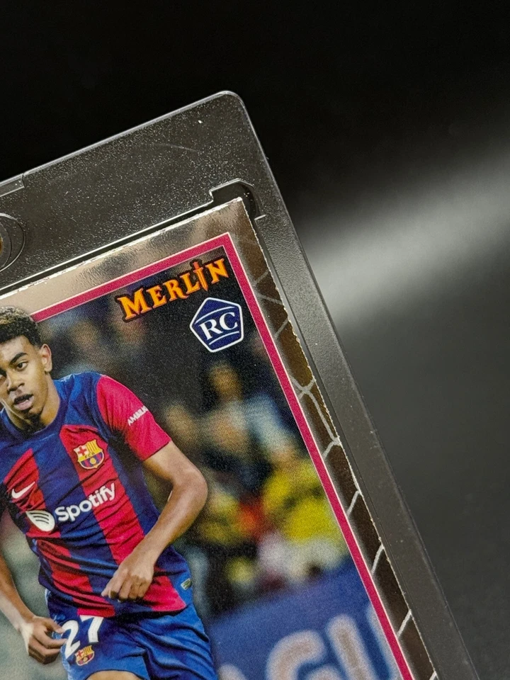 2023-24 Topps Merlin UCC Lamine Yamal #27 FC Barcelona Base Rookie Card (RC) - Image 4 of 4