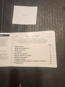 Bubble Bobble - Nes Manual Only