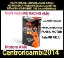 OLIO FRIZIONE MINARELLI AM6  E OLIO INGRANAGGI STAGE6 RACING MALAGUTI HM BETA RR