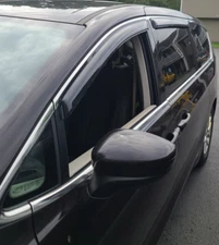 AVS Outside-Mount Rain Guards Vent Visors Shade for 17-25 Chrysler Pacifica Van