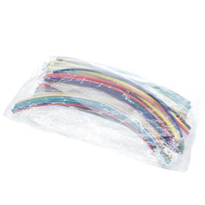 Electriduct 590PCS Heat Shrink Tubing Kit 2:1 Ratio - Assorted Sizes Range: 3/64 to 1 (5 Colors: Black, Blue, Red, White, Yellow) Electrical Cable Sleeve Insulation Set