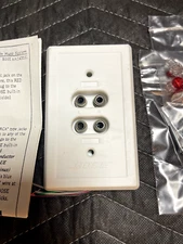 Bose RCA Single gang Dual Left Right Audio input plate Auxiliary Panel