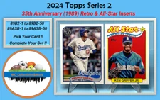 2024 Topps Series 2 - 1989 Inserts You Pick / Complete Your Set **BUY 5, GET 2**